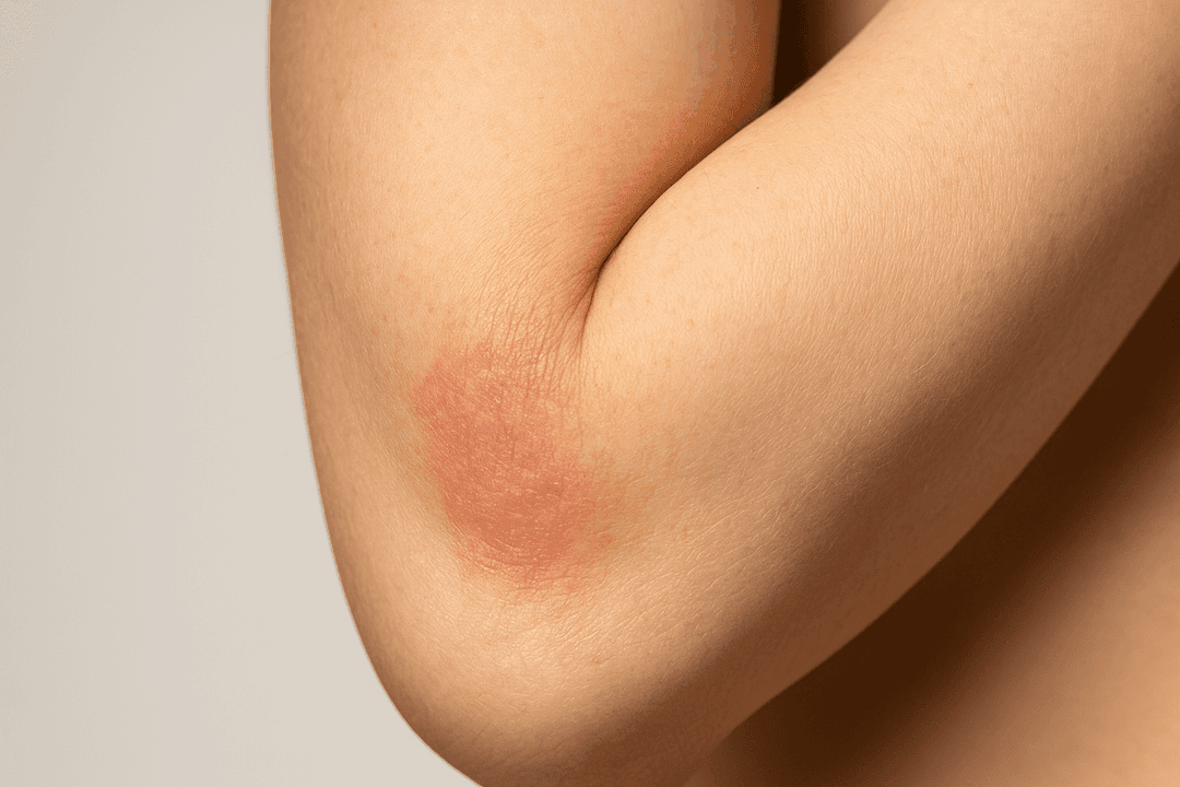 Atopowe zapalenie skóry na łokciu